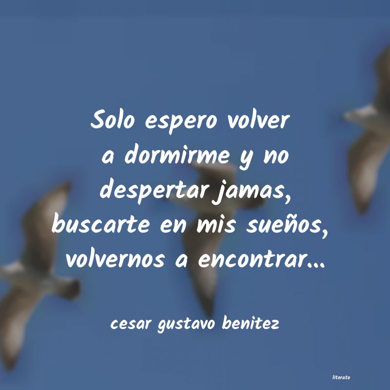 Frases de cesar gustavo benitez