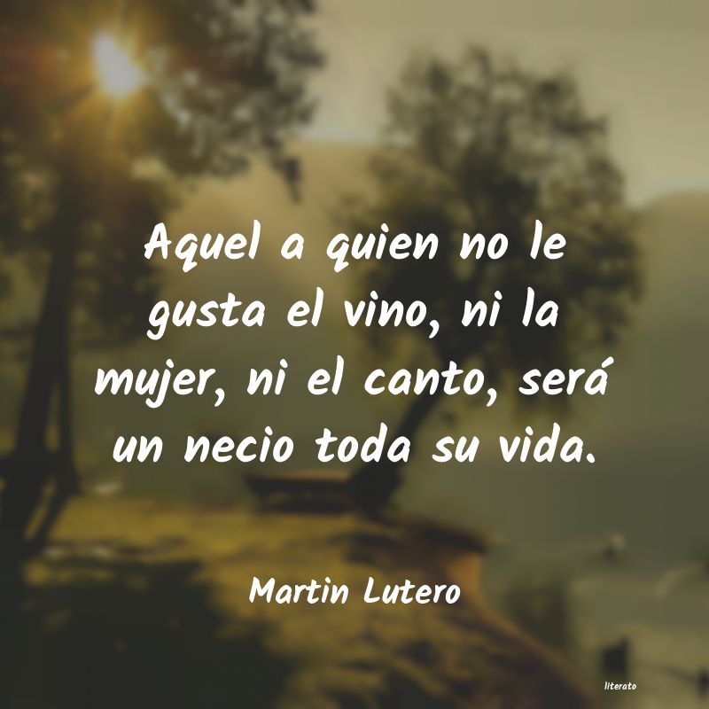 Frases de Martin Lutero