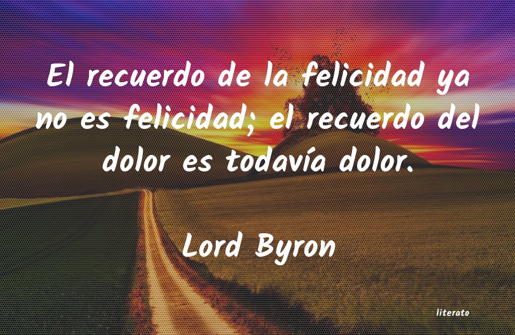 frases de Lord Byron