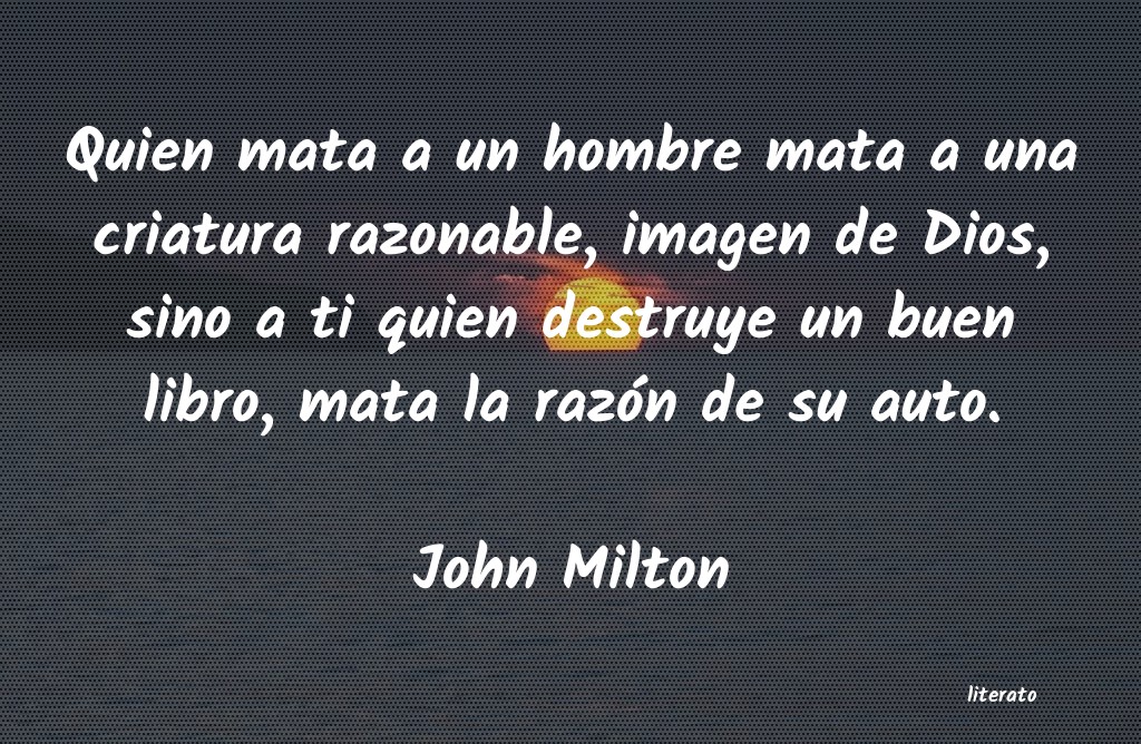 Frases de John Milton