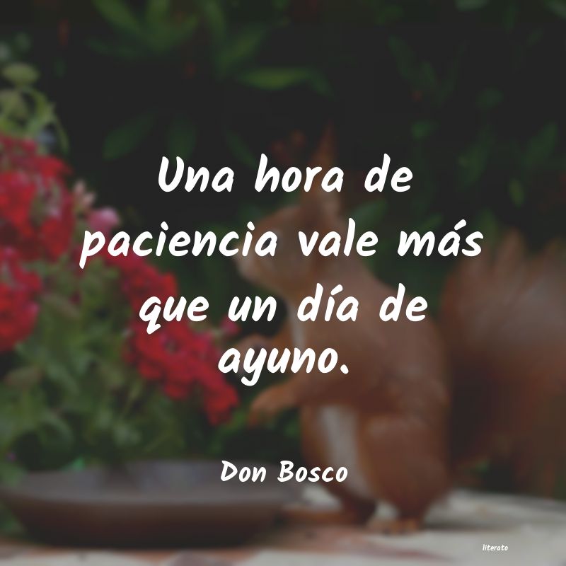 Frases de Don Bosco