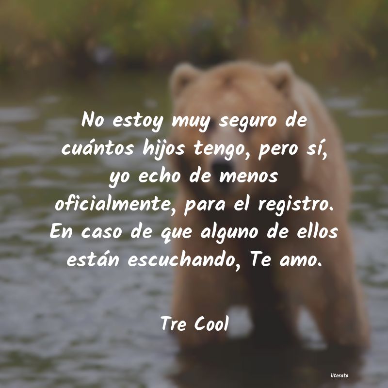 Frases de Tre Cool