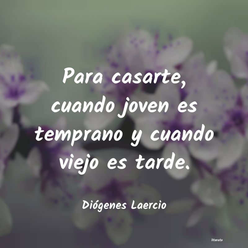 frases de Diógenes Laercio