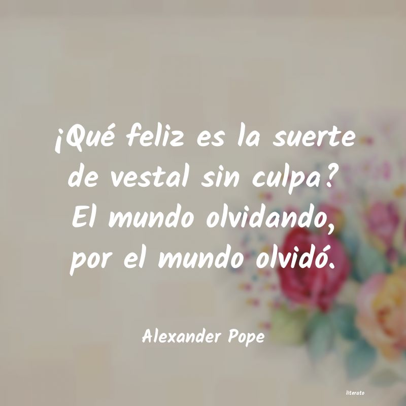 Frases de Alexander Pope