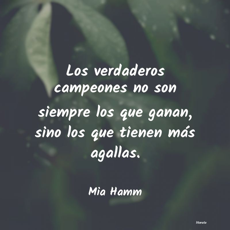 Frases de Mia Hamm