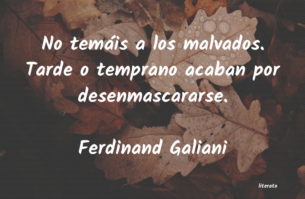 Frases de Ferdinand Galiani