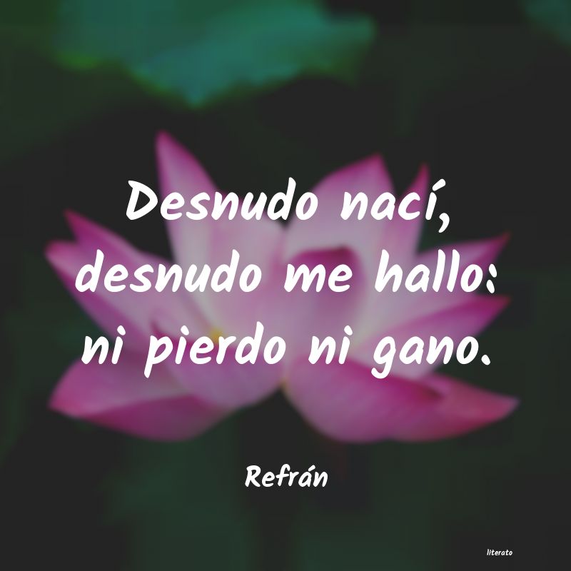 frases de Refrán
