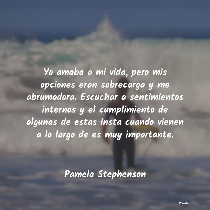 frases de Pamela Stephenson