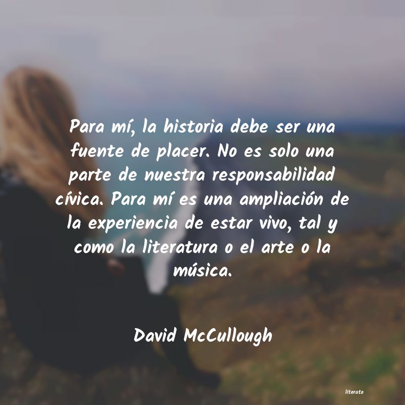 Frases de David McCullough