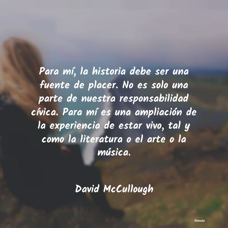 frases de David McCullough