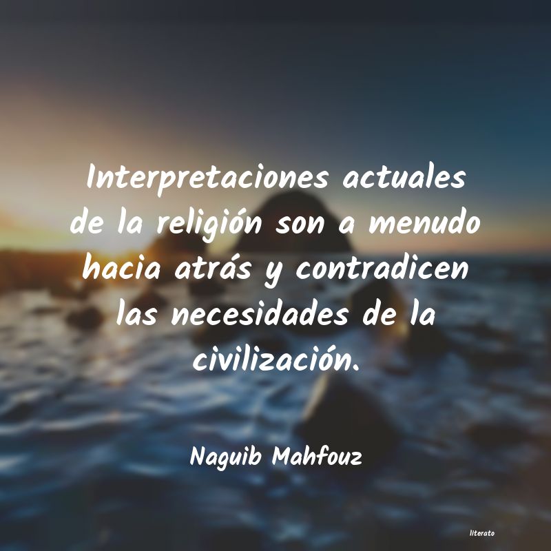 Frases de Naguib Mahfouz