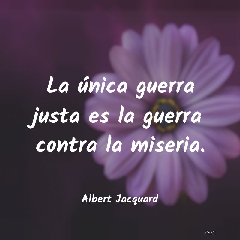 Frases de Albert Jacquard