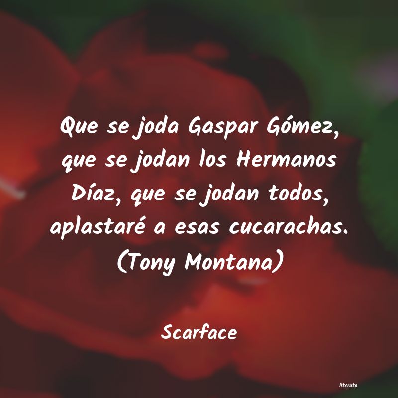 frases de Scarface