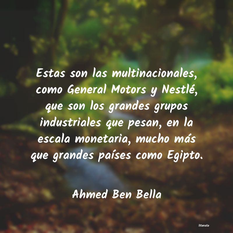 Frases de Ahmed Ben Bella