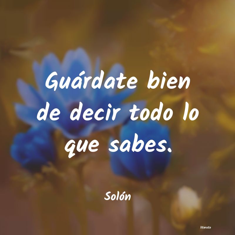 Frases de Solón