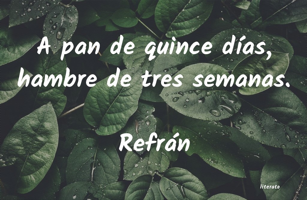 Frases de Refrán