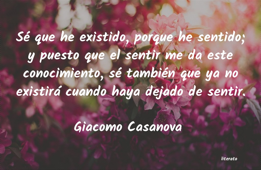 Frases de Giacomo Casanova