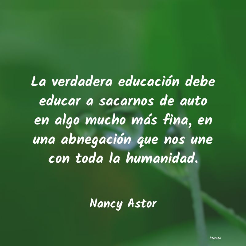 frases de Nancy Astor