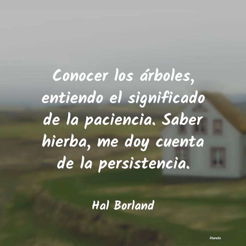 Frases de Hal Borland