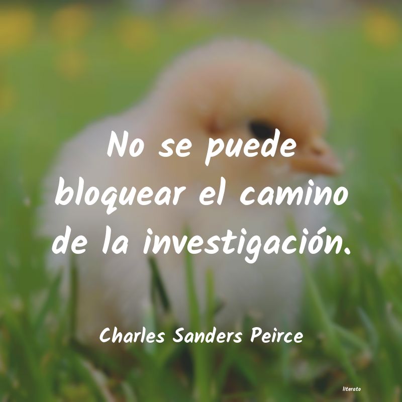 Frases de Charles Sanders Peirce