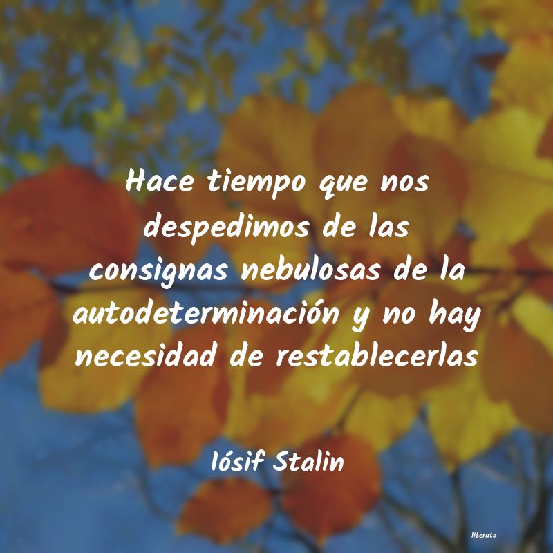 Frases de Iósif Stalin