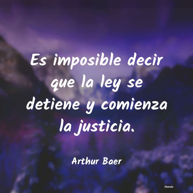 frases de Arthur Baer
