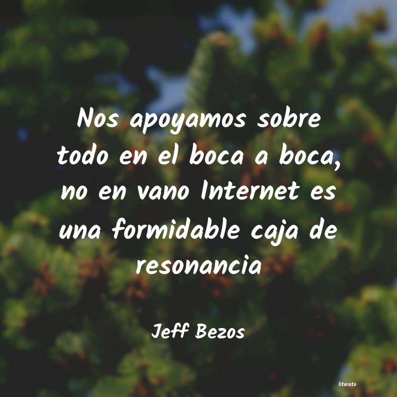 Frases de Jeff Bezos