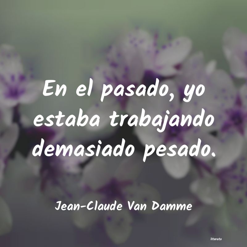 Frases de Jean-Claude Van Damme