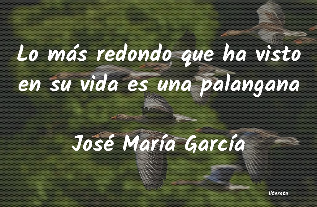 frases de José MarÃa GarcÃa