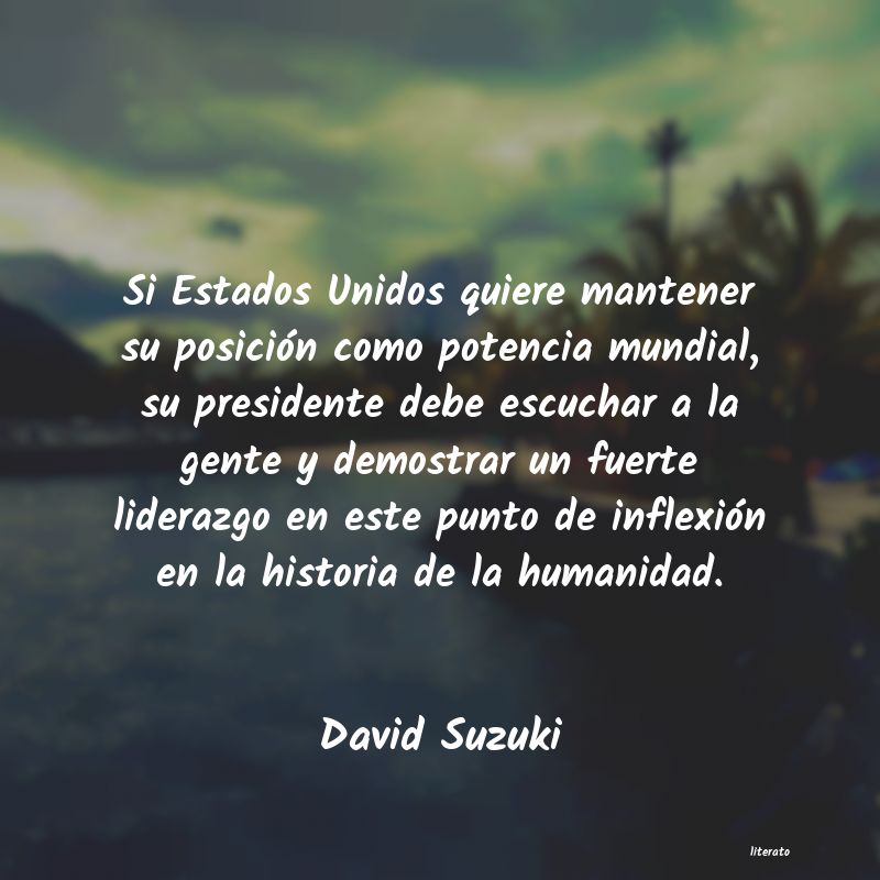 Frases de David Suzuki