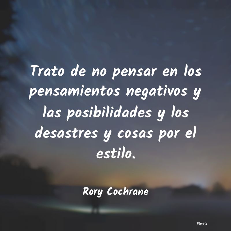 Frases de Rory Cochrane