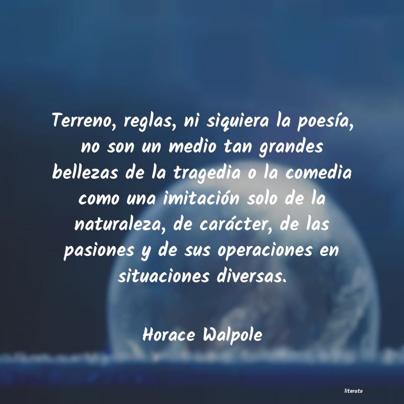 Frases de Horace Walpole