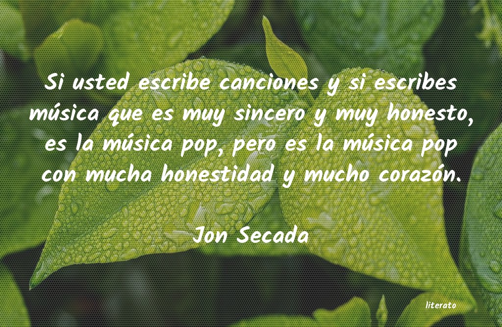 frases de Jon Secada