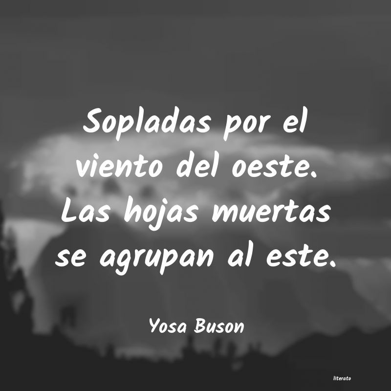 Frases de Yosa Buson