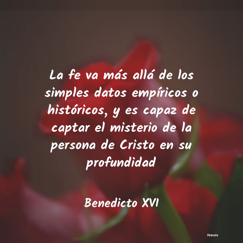 Frases de Benedicto XVI