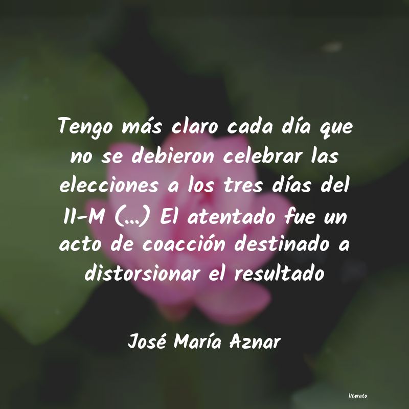frases de José MarÃa Aznar