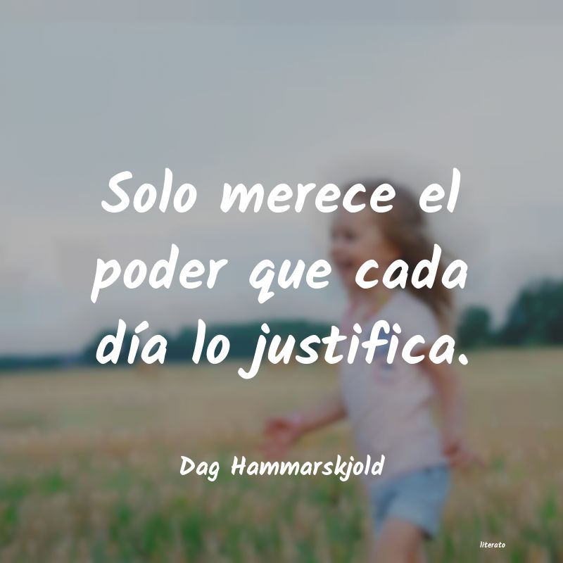 Frases de Dag Hammarskjold