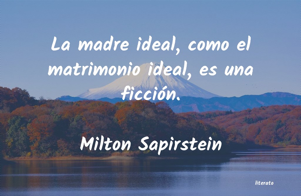 Frases de Milton Sapirstein
