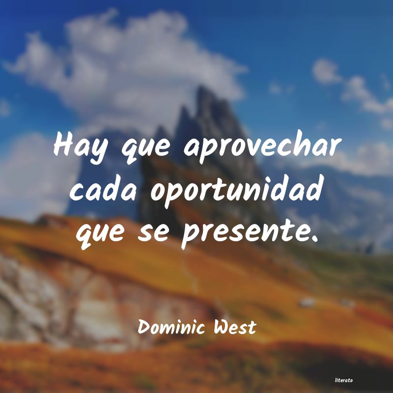 Frases de Dominic West