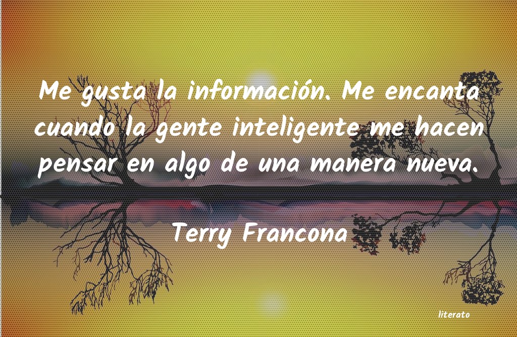 frases de Terry Francona