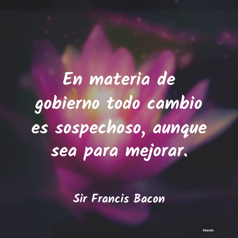 Frases de Sir Francis Bacon