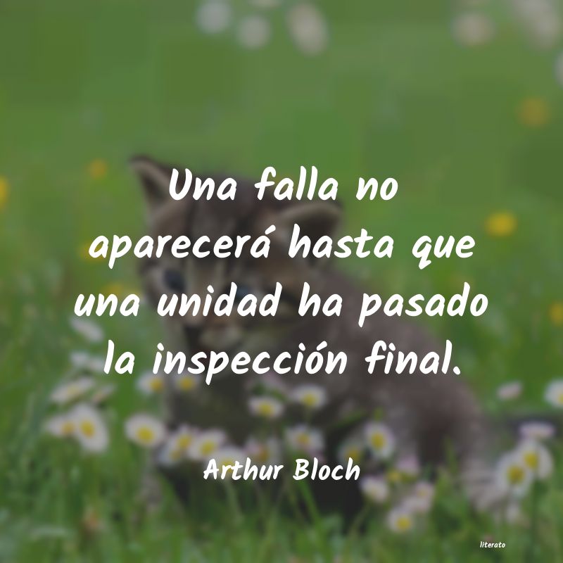 Frases de Arthur Bloch