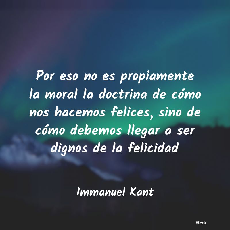 Frases de Immanuel Kant