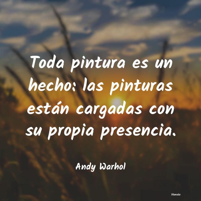 frases de Andy Warhol