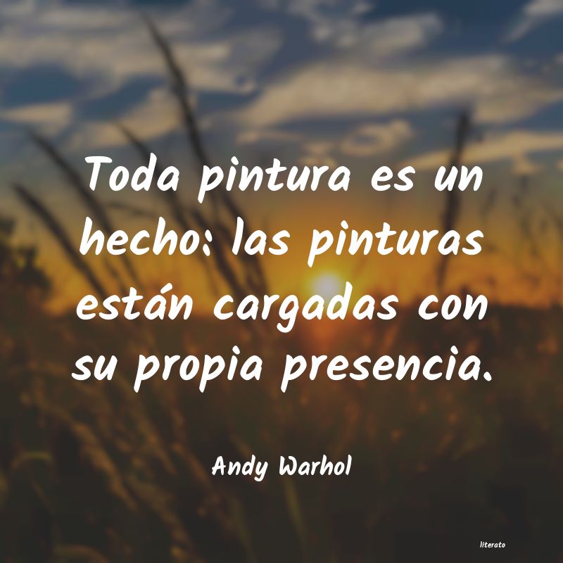 Frases de Andy Warhol