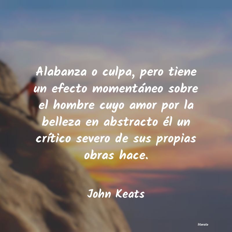 Frases de John Keats