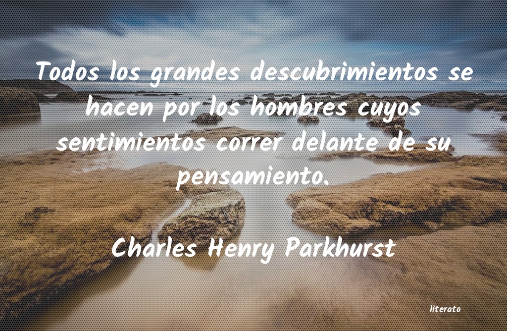 frases de Charles Henry Parkhurst
