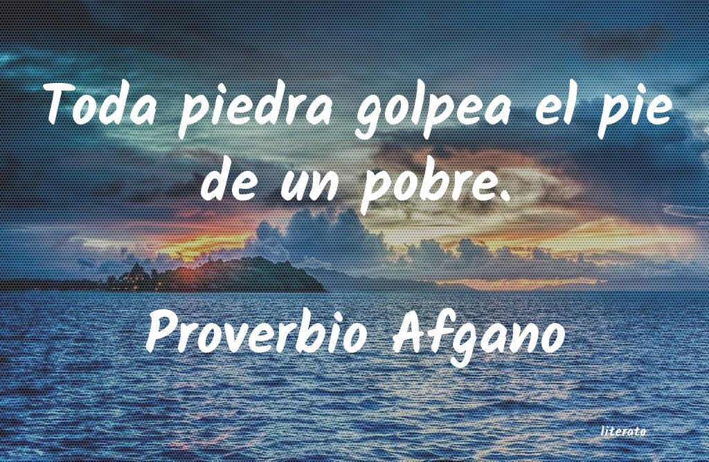 Frases de Proverbio Afgano