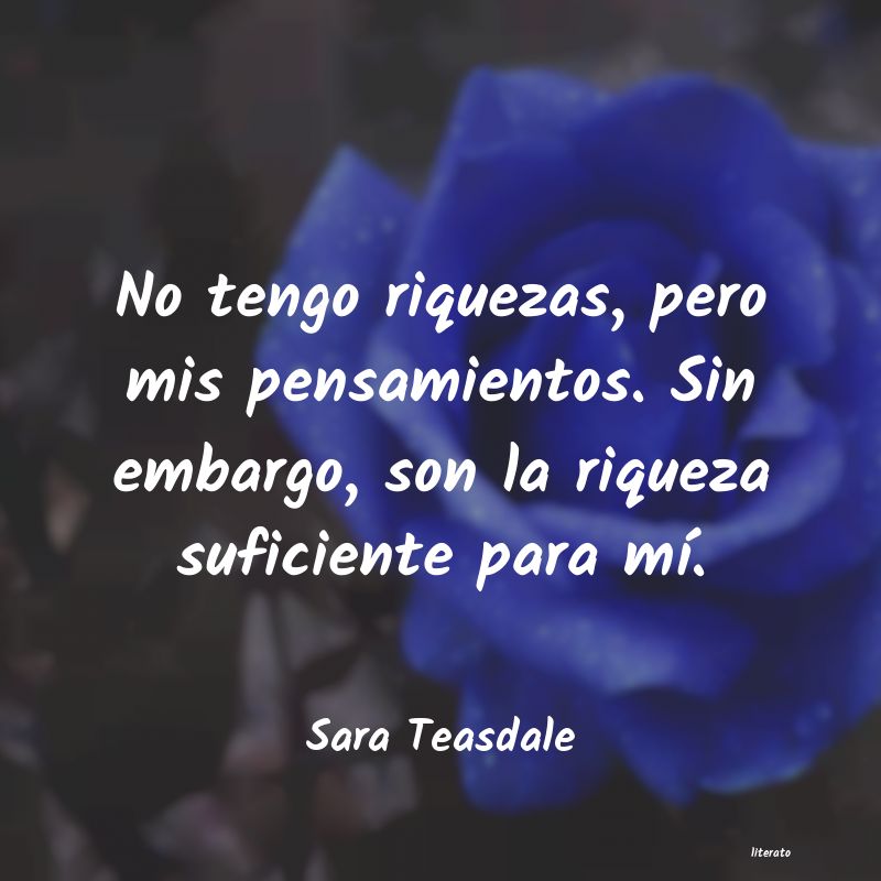 Frases de Sara Teasdale