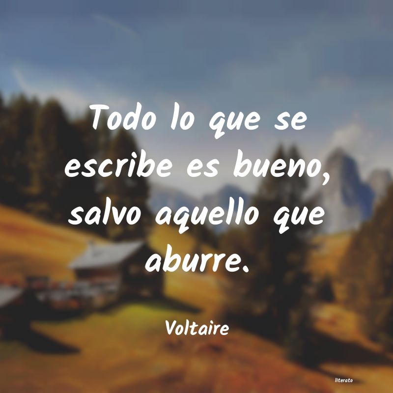 Frases de Voltaire